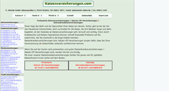 Desktop Screenshot of katzenversicherungen.com