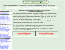 Tablet Screenshot of katzenversicherungen.com